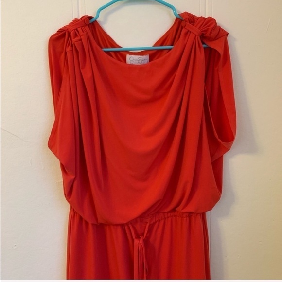 Jessica Simpson Coral Dress Size Medium - Picture 3 of 8